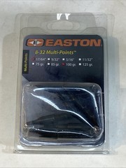 EASTON MATCH GRADE FIELD POINTS 100 GRAIN 17/64″ 9/32″ 19/64″ 5/16″ 11/32″ 6PK