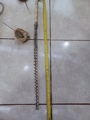 New Hand Made Horse Whip, Handle Made Of Deer. 34″ Long, High Quality Bull Whip.