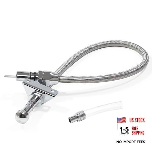 Upgraded Chrome 700R4 4L60E 4L80E Transmission Dipstick, Flexible Firewall