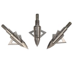 12Pcs Broadheads 100/125Grain Arrowheads Compound Bow Crossbow Archery Tips