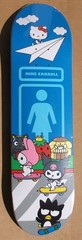 2016 GIRL X SANRIO MIKE CARROLL «SANRIO WORLD» SKATEBOARD DECK HELLO KITTY