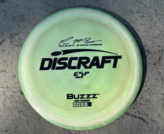 Discraft Paul McBeth 5x ESP Swirl Buzzz 175-176g Midrange Green Swirl Black Stam