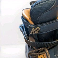 K2 Unnatural Skate Sz Us 11.5 Black Brown Leather Aggressive Inline Roller Blade