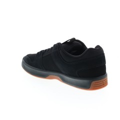 DC Lynx Zero ADYS100615-BGM Mens Black Nubuck Skate Inspired Sneakers Shoes