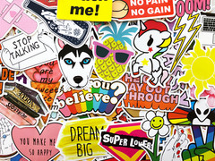 100 Sticker Pack Cool Animals Art Design Decals Laptop Skateboard Car Bumper #CA