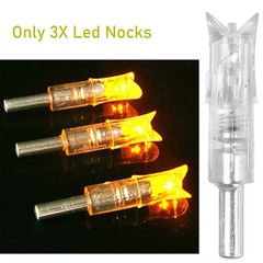 20″ Crossbow Bolts Arrows OD 8.8mm &/OR Hunting Broadheads &/OR LED Lighted Nock