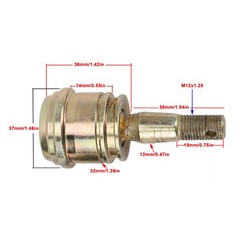 2pcs Steel Tie Rod End Ball Joint For Electric ATV UTV Go Kart KFNR