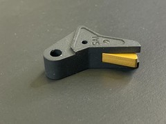 EMG x SAI Tier One Flat Trigger for Elite Force GLOCK GBB Pistols (BLACK / GOLD)