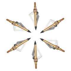 20″ Crossbow Bolts Arrows OD 8.8mm &/OR Hunting Broadheads &/OR LED Lighted Nock