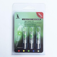 12x Crossbow Bolts Carbon Shafts ID 7.6mm /Lighted nocks Set for Archery Hunting