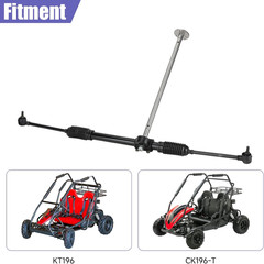 Steering Gear Assembly Compatible with Coleman KT196 Go Kart CK196-T 196Cc 6.5HP