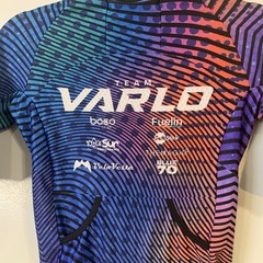 Team Varlo Men’s Comfort Zip Up Mezza Triathlon Suit Multi Color XL