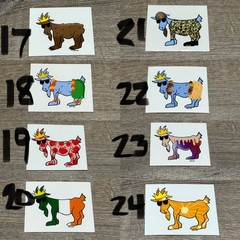 GOAT USA Stickers/ Decals- PICK YOUR STICKERS! BUY MORE AND SAVE!