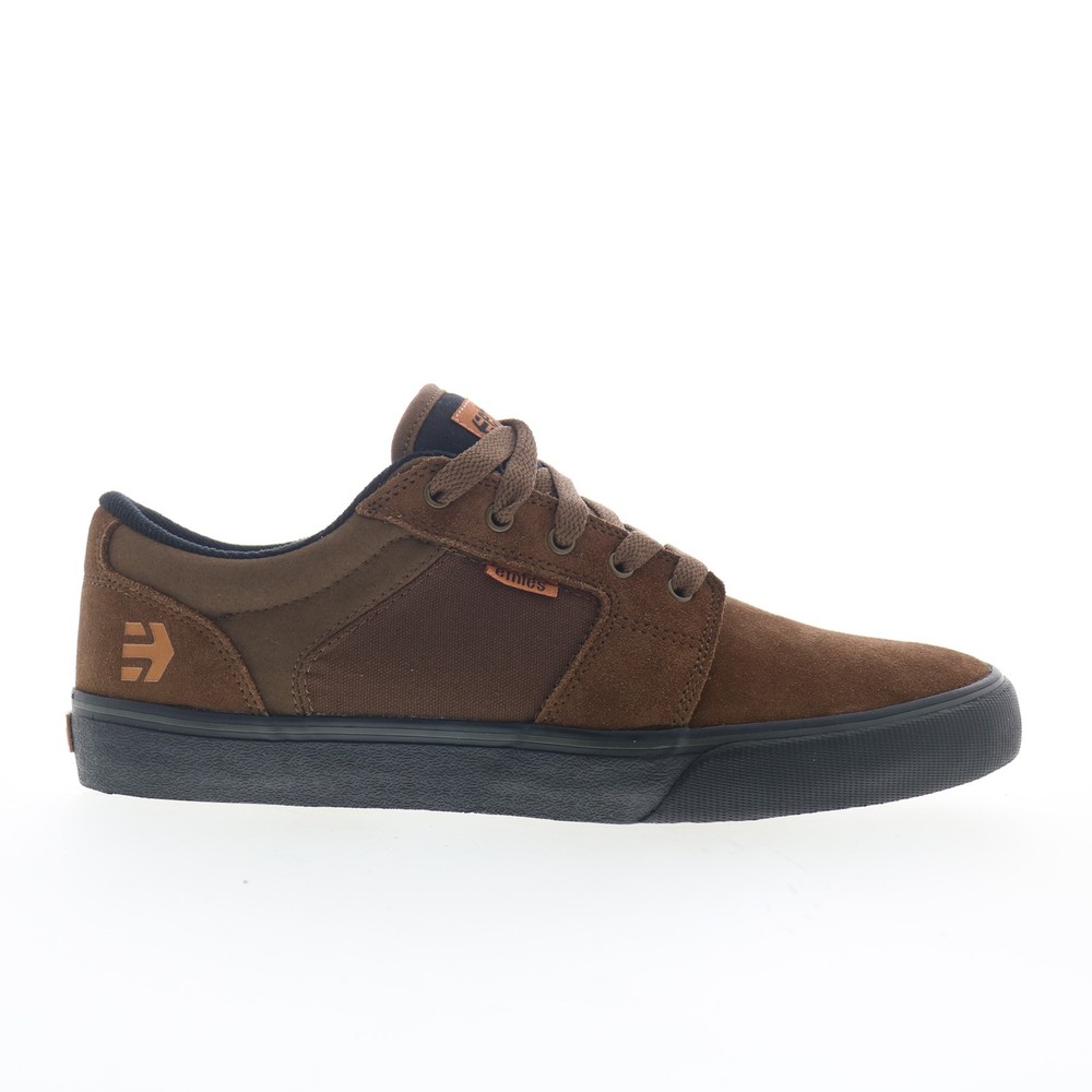 Etnies Barge LS 4101000351201 Mens Brown Skate Inspired Sneakers Shoes