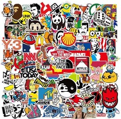 Cool Stickers Pack Random Sticker 106Pcs for Laptop Computer Skateboard Helmet