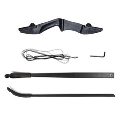 57″ Takedown Recurve Bow Longbow Archery Hunting RH/LH OR 12X Fiberglass Arrows