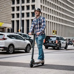 GOTRAX G2 Plus Foldable Electric Scooter – Black /RT6-23526-G2PLUS-UG BRAND NEW