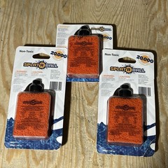 3 New Sealed SplatRball 20,000 Rounds 7.5mm Orange Balls Certified Splat-R-Ball