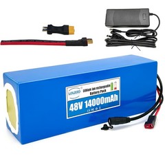 48V 14Ah Lithium Battery Pack Rechargeable Battery for 48V Electric Bicycle Syst