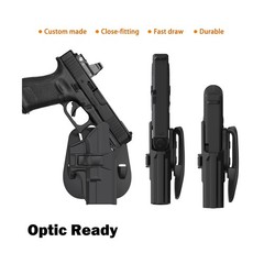 G19 Holster, OWB Paddle Holster for Glock 19 19X 44 45 Gen 1 2 3 4 5, Glock 2…