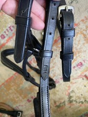 LeMieux ? Black Leather padded english bridle w 4 nose pieces ONE BID FREE SHIP