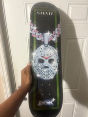 DGK Iced Out Jason Stevie Williams Skateboard Deck Bling 8.10 Hockey Mask
