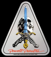 Powell-Peralta Classic Skull & Sword Sticker