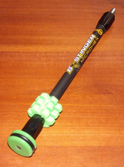 Bee Stinger MicroHex 10″ Stabilizer in Matte Black w/Green – B Stinger