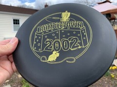 2002 Rumbletown Black & Gold PFN Historic PDGA DX Cobra Disc Golf Innova #1169