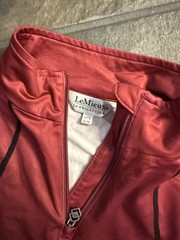LeMieux Spectrum Dressage Saddle Pad – Red and Black Colorway with matching top