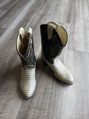 Texas American Made Western Snakeskin Boots Unisex Kids US Size 3D MPN 28-2246