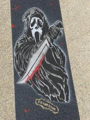 Mob Skateboard Grip Tape Scream Ghostface Horror Slasher Skull Disorder Zero