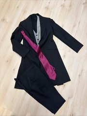 SaddleSeat Riding Jacket, Vest, Tie, Pants in EUC (Size Small)