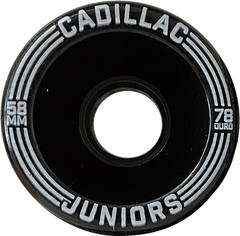 CADILLAC JUNIORS 58mm 78a BLACK WHEELS SET