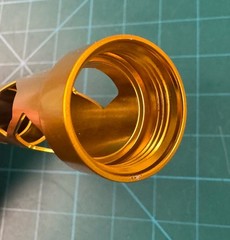CRBN IC NANO barrel tip (gloss gold). “New Other”. Compatible w/ CRBN IC PWR.