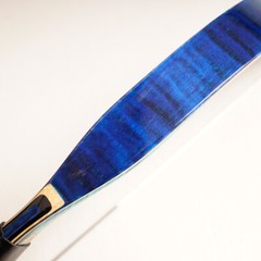 US 64» ZhuRan Curly Maple Blue Han Bow Recurve Bow Long Bow Archery Horse Bow