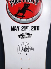 (2011) ~ Pro-Tec Pool Party / LTD Signed & Numbered / Hammerhead Skateboard Deck
