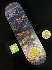 LIMITED EDITION Los Angeles Dodgers Stadium LA Skateboard Deck MLB Baseball RARE