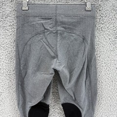 Kerrits Leggings Womens XS Herringbone Gray Breeches Horse Riding Fleece Lite