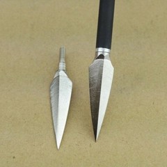 12Pcs Carbon Steel Arrowheads 150 Grain Broadheads Arrow Archery Hunting Target