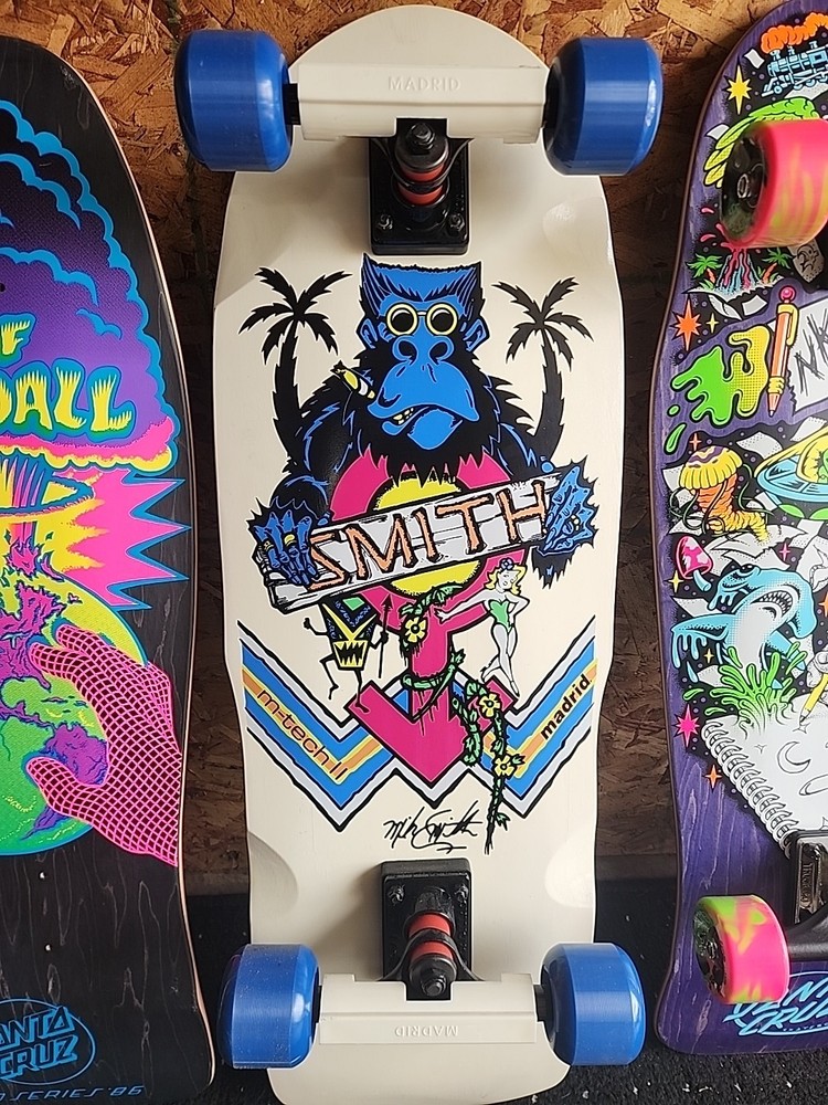 Reissue Madrid California x Mike Smith Skateboard w/ Cadillac Truck M-tech II 76