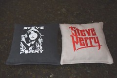 Eight Quality Cornhole Bags – Steve Perry ! Whole Corn or Pellets – Journey!