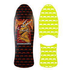 Die-Cut Style Grip Tape with Bats cutouts fits Powell Caballero Dragon & Bats