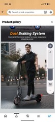 Foldable e-scooter for adults under 275 pounds, less than 1 month old.