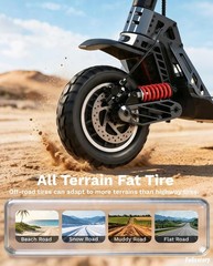 10 Inch Scooter Tires: 70/65-6.5 Solid Tire for Evercross H5 Hover 1 Alpha Hi…