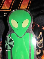 Alien Workshop Soldier Die Cut Shaped Skateboard Deck 9.675″