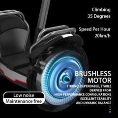 3000W/67.2V 15.6AH Dual Motor 20in Off Road Electric Self Balance Vehicle APP XH