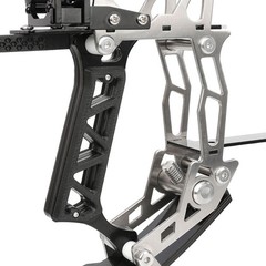 Mini Compound Bow Arrow Set 15-32lbs Short Axis Archery Bow Hunting Shoot R/LH