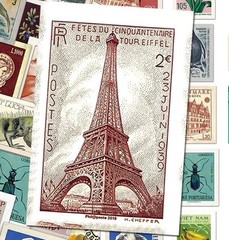 30Pcs Random Vintage Retro Old Looking Travel Postage Stamp Waterproof Stickers