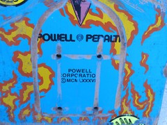 VTG 1988 Powell Peralta TOMMY GUERRERO 7PLY Flaming Dagger Skateboard Deck RARE!